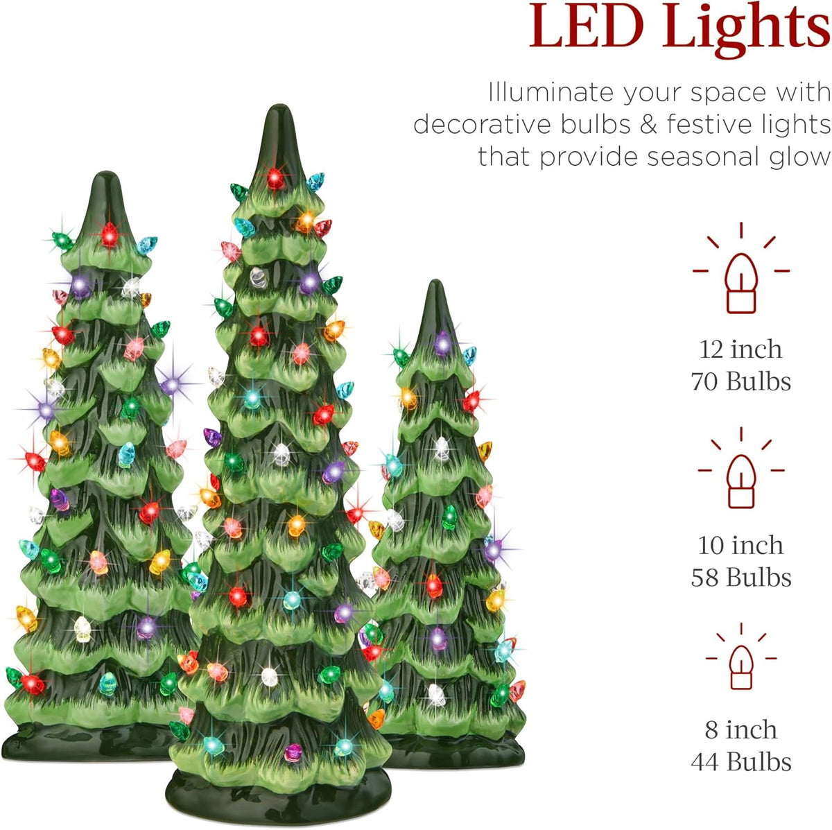 🎄Retro hand-painted tabletop Christmas trees